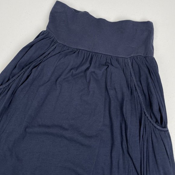 Hill Skirts Hill Maxi Skirt Womens Size Extra Small Blue Lagenlook Soft Boho